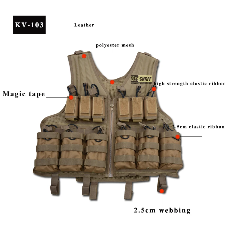 Factory direct sales tactical vest training safety  paintball  combat vest