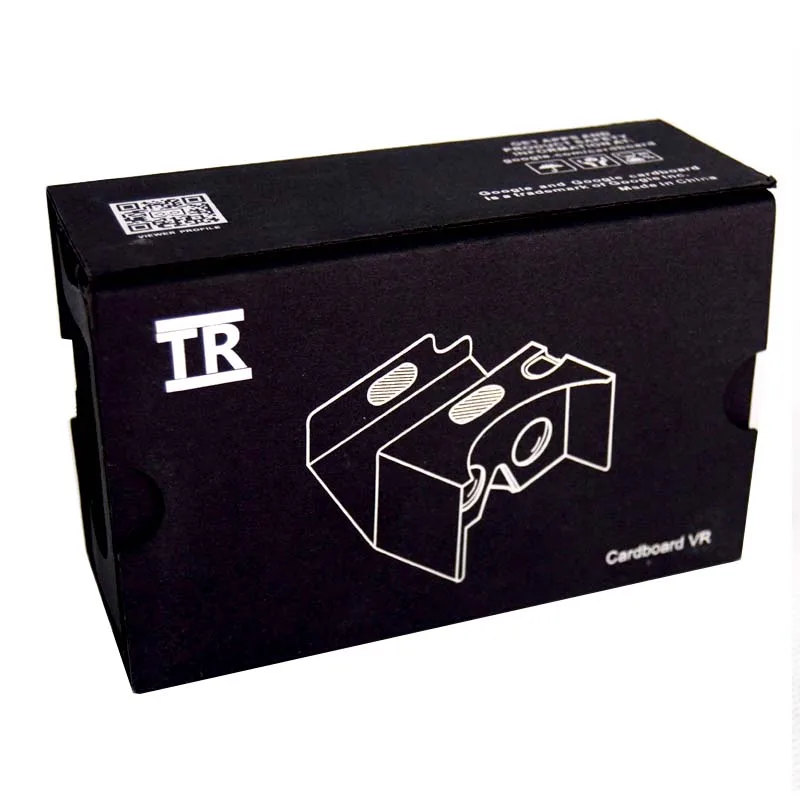 Складные картонные очки виртуальной реальности 3D Box VR с пользовательским