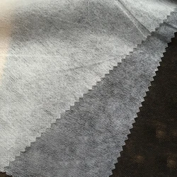 100% Polyester Non Woven Shirt Collar Fusing Interlining	Fabric