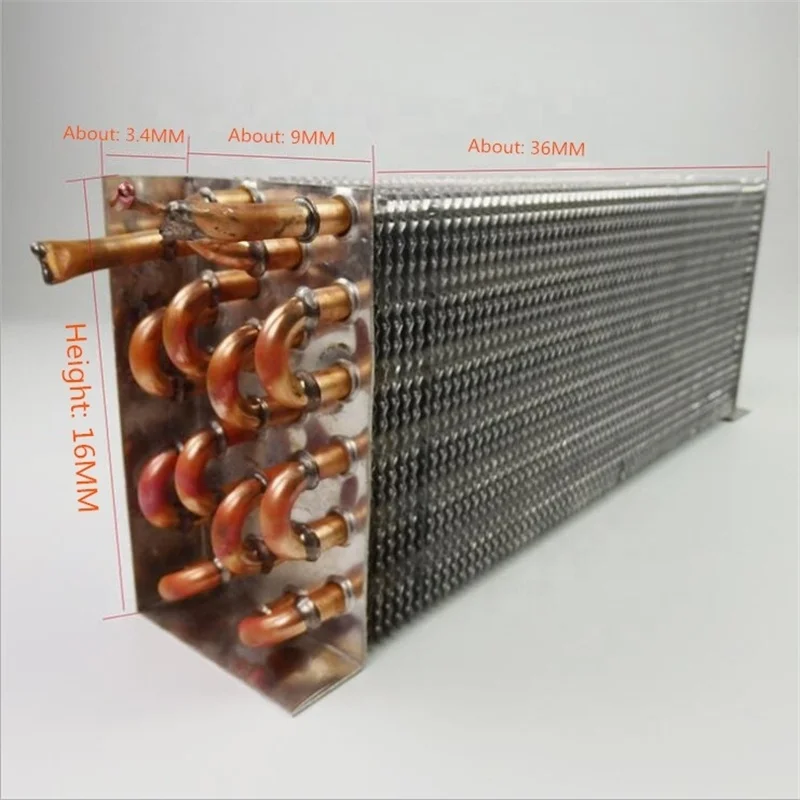 Ac parts refrigeration fin type evaporator