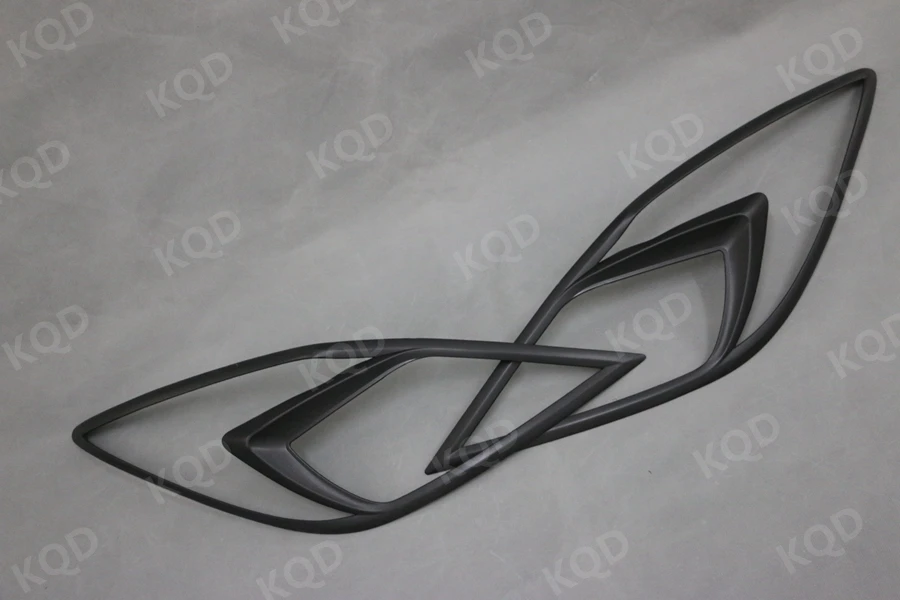 Matte black head lamp cover accessories part chrome headlight cover for bt-50 mazda