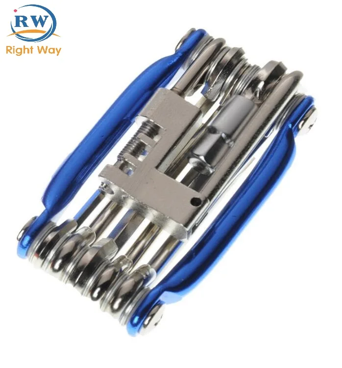 
11in 1 Multifunction Bike Tool Stainless Mini Pocket Bicycle Cycling Repair Multi Tool Bicycle Tool Set 