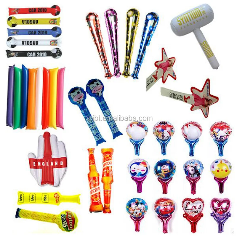 
Promotion Customized Plastic Inflatable Noise Cheering Stick,bang bang stick 