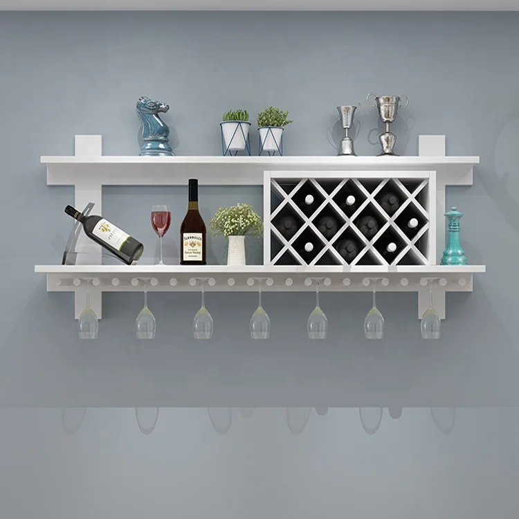 
Custom wall mounted wine rack wood, wine holder rack, decorative wall wine racks 