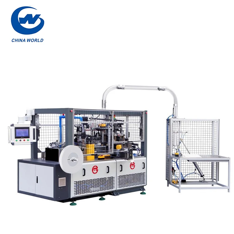 
Ultrasonic Single Wall Paper Cup Forming Machine Connected Double Wall Paper Cup Making Machine 