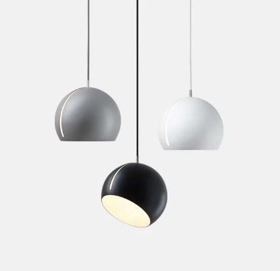 Up Down Adjusted Shade Modern Round Ball Metal Hanging Pendant Lamp