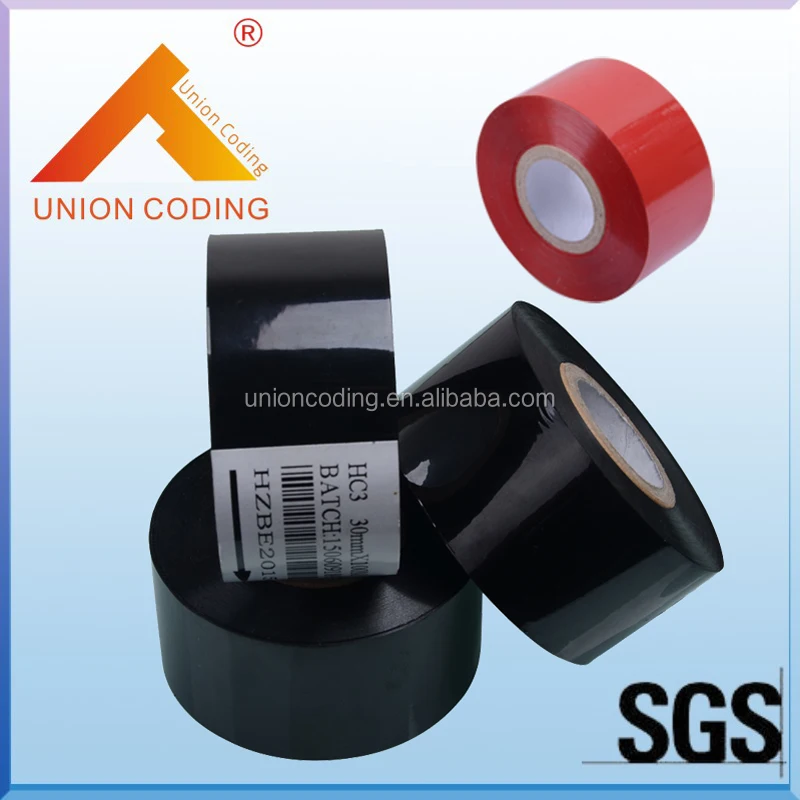 25 ширина 100 длина черный ленты кодирования фольги горячего тиснения