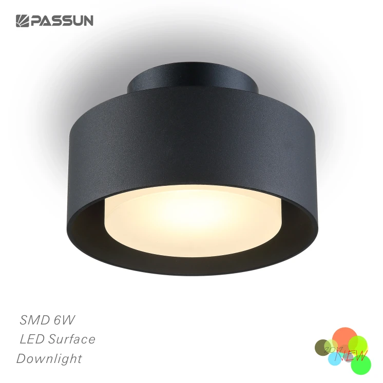 PASSUN NEW product aluminium anodized gold design led down lights