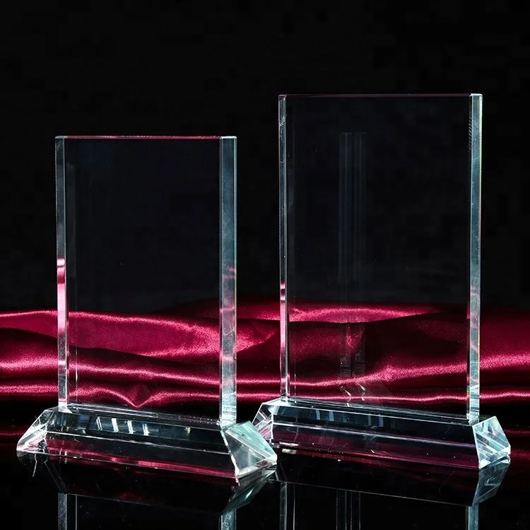 Хрустальный трофей с УФ-печатью оптом