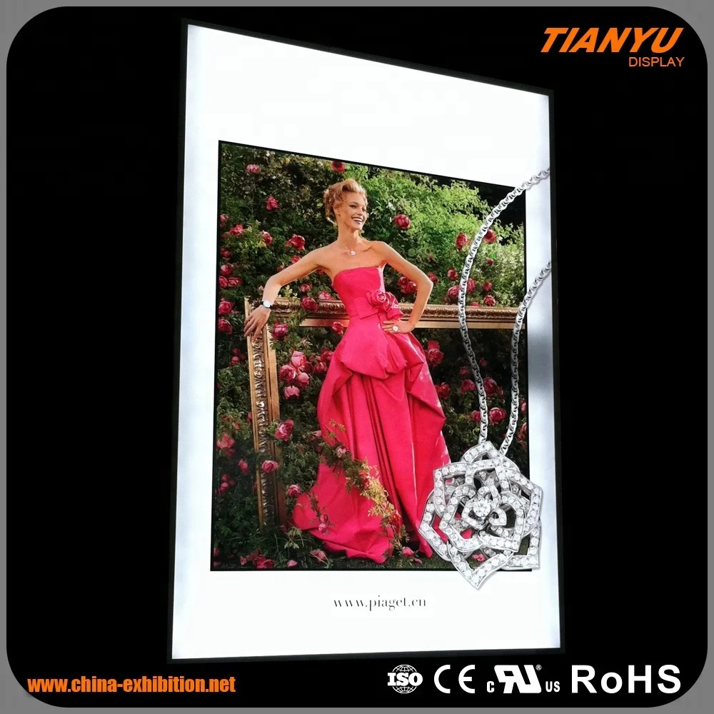 Free Standing Frameless Outdoor LED Fabric Light Box Sign
