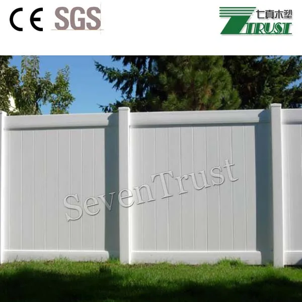 Home back yard fence, wind-resistant strong PVC fence