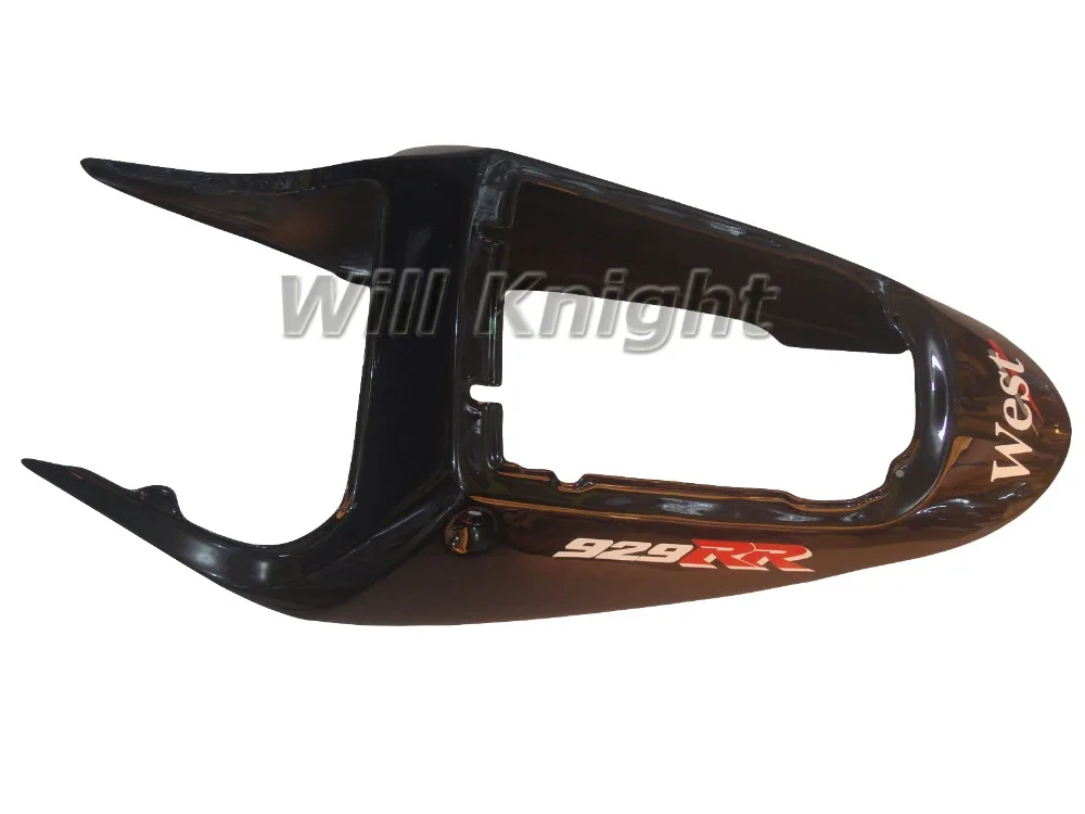 Body Frame for CBR929 2000 2001 CBR900 929 Black White West Edition Fairing Kit