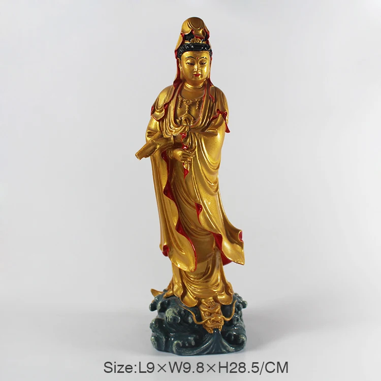 
Resin standing large buddha statue 
