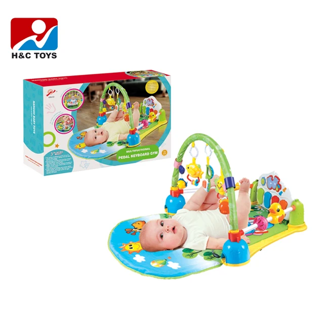 Multifuctional педаль фортепиано клавиатура ребенка играть тренажерный зал коврик HC375670