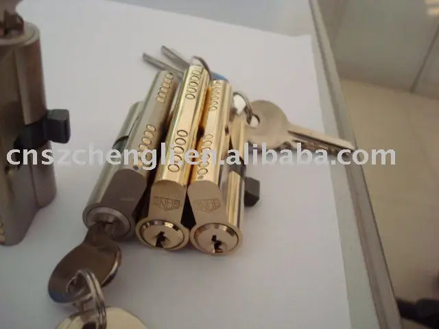 Europe profile Brass Mortise Door lock cylinder