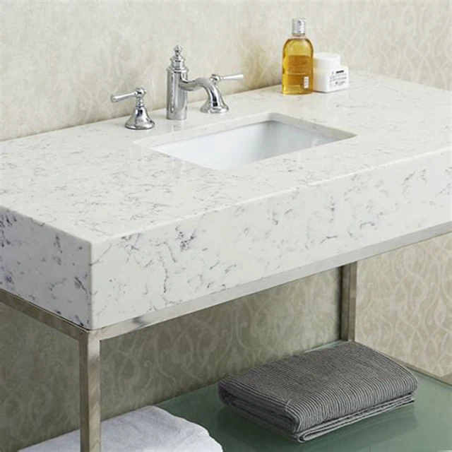 Types Italian white marble italian Bianco Carrara white Kitchen  countertop