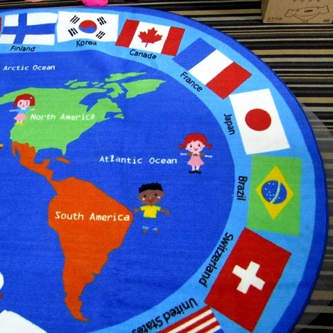 Korea Education Folding Round Baby Children Kids Play Mat