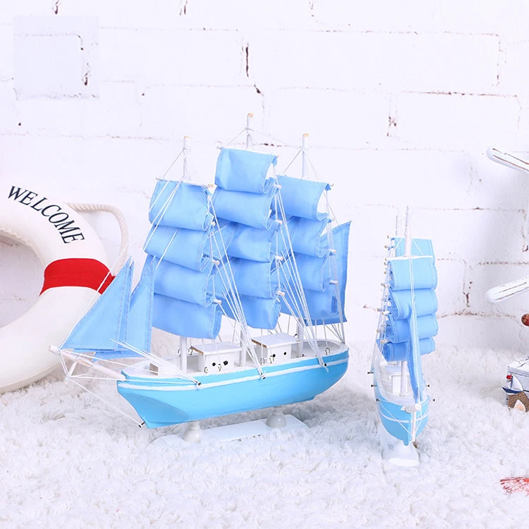 
Home decor sailing boat wooden ship model for decoration 