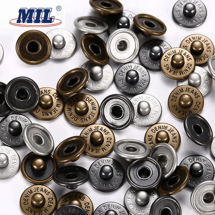 25MM wholesale custom clothing metal rivet decorative button