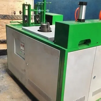 metal wire mesh knitting scourer making machine with 2 heads