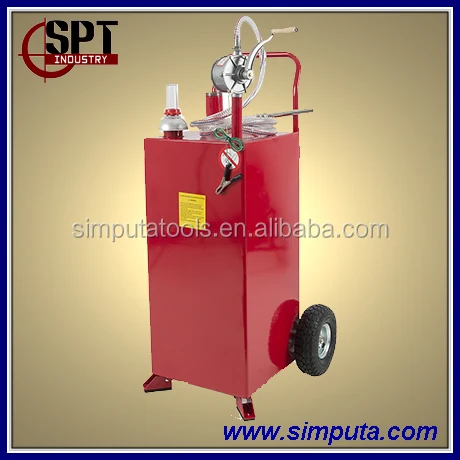 30Gallon Gasoline Caddy With 2 Way Rotary Pump