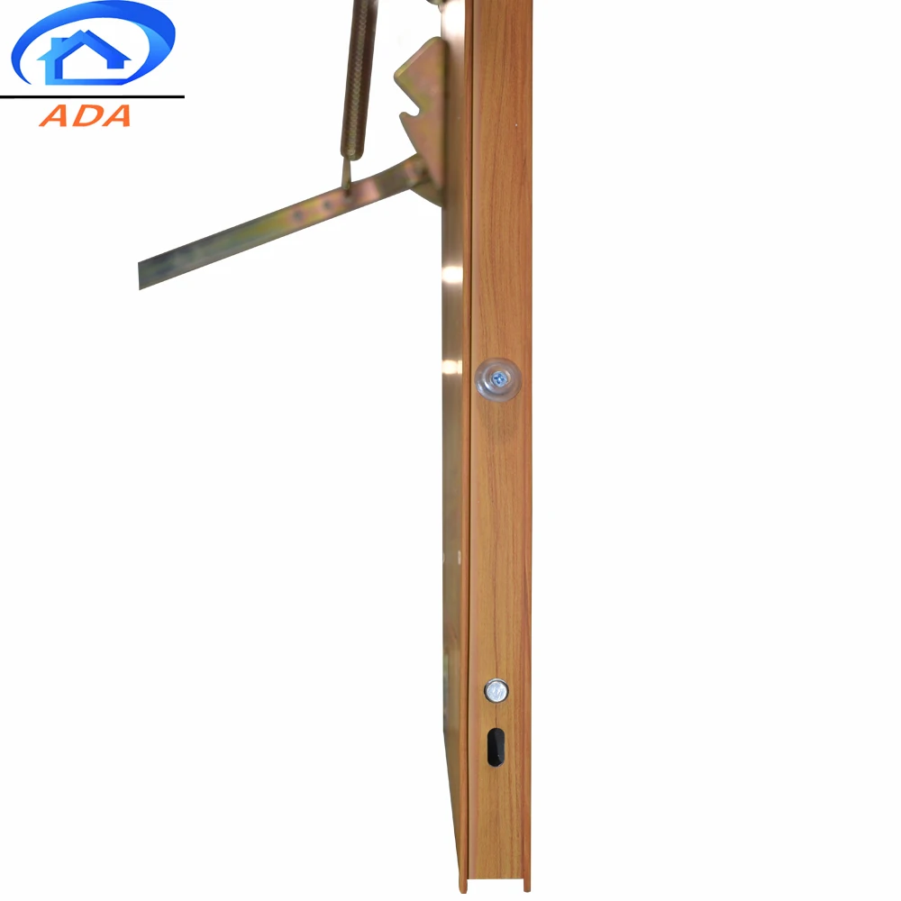 Flexible Pull Down Attic Stairs With Railing