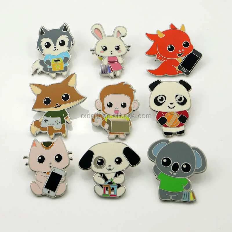 Custom metal car & trees lapels badges emblems in souvenirs