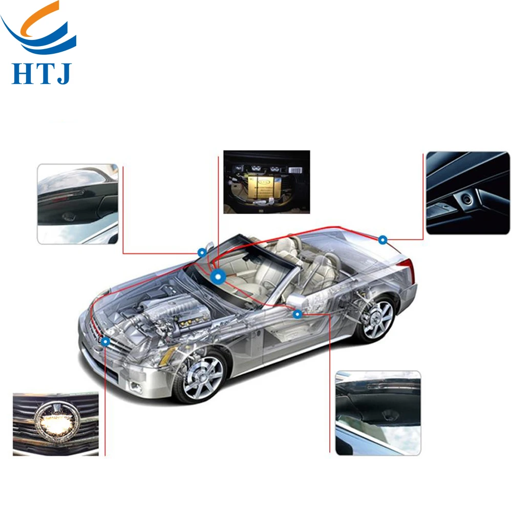 4 каналов мониторинга 360 градусов Surround View камеры системы