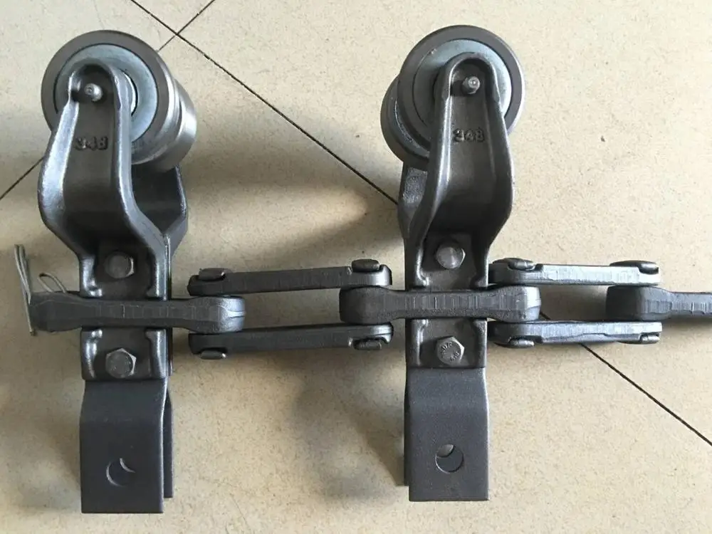 X348 X458 X678 drop forged chain trolley for industrial powder coating conveyor line