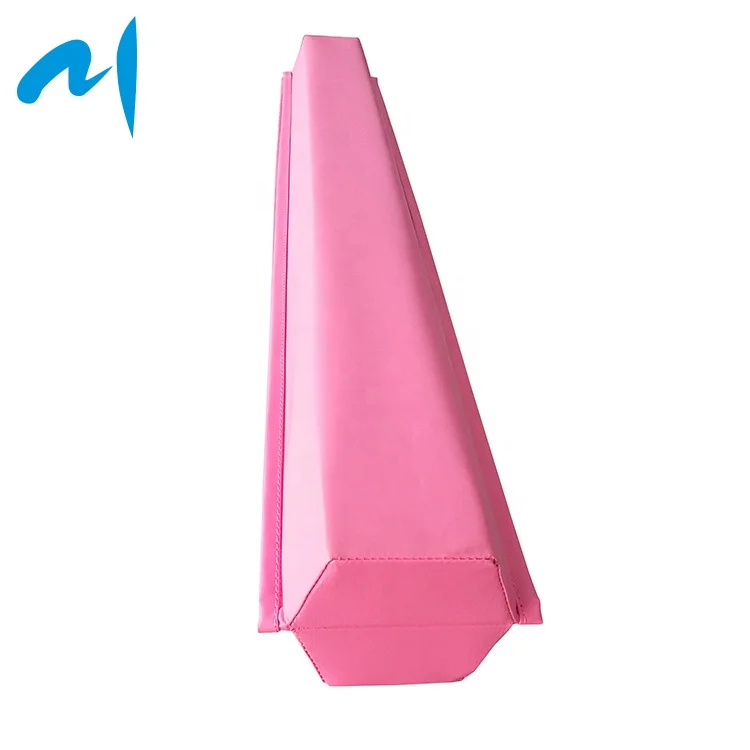 8FT Pink pvc cover Kids Gymnastics Balance Beams for Sale