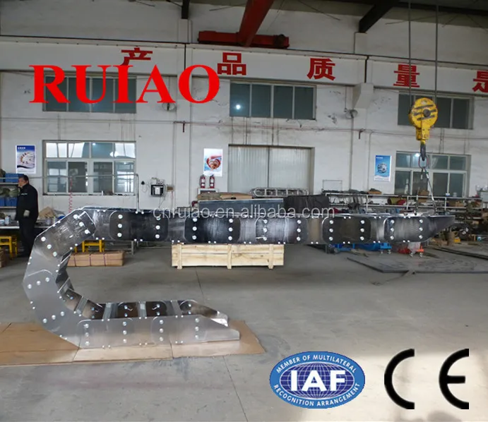 RUIAO тяжелых TL225 стальная цепь сопротивления кабеля и шланга трек