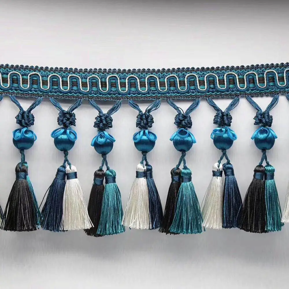 Tassel curtain fringe fringe for curtains trimmings,fringe curtain trimming