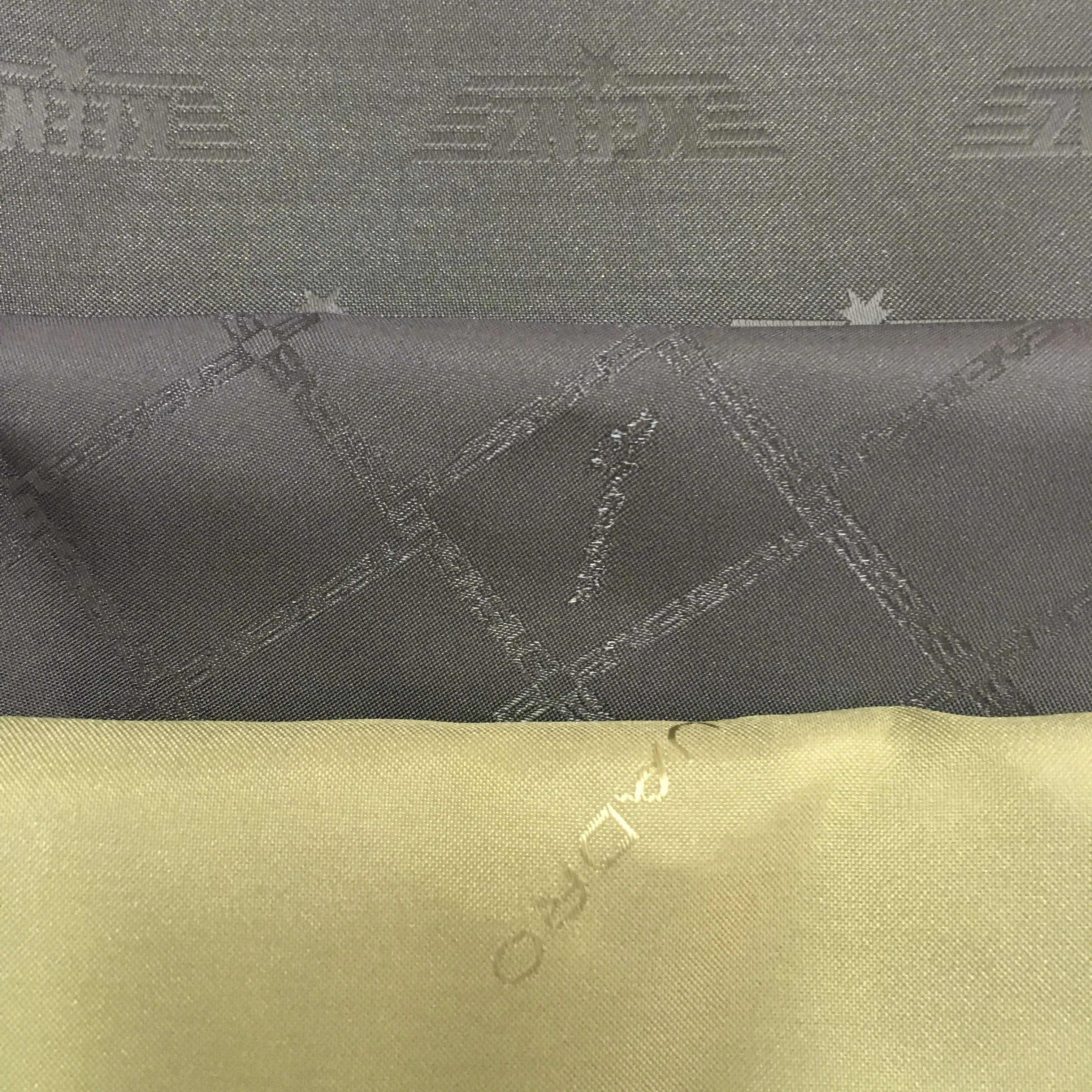 Jacquard polyester water resistant flame retardant fire retardant fabric with pu coating