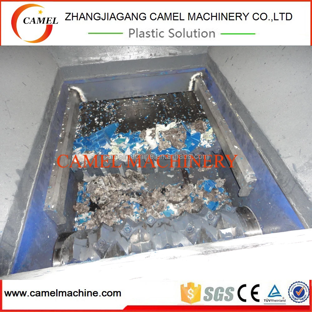 Измельчитель отходов пластиковых труб из полиэтилена высокой плотности, дробилка с головкой в одной машине