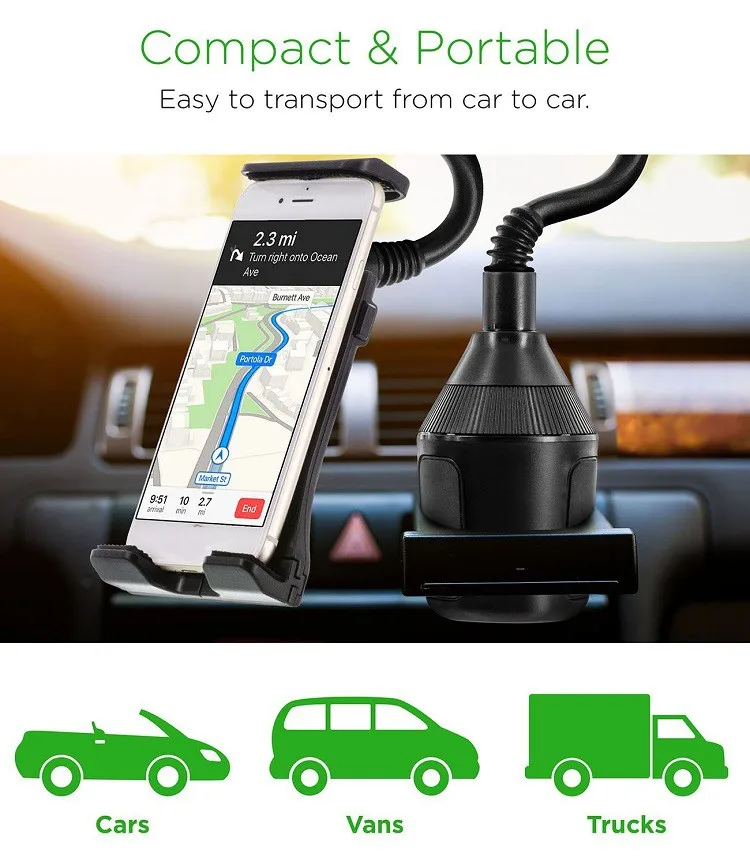 Starsky Car Cup Holder Mount for Phone Tablet