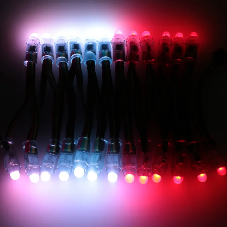 Водонепроницаемое Наружное Декоративное освещение WS2818 ws2811 12 мм rgb Пиксельная светодиодная гирлянда