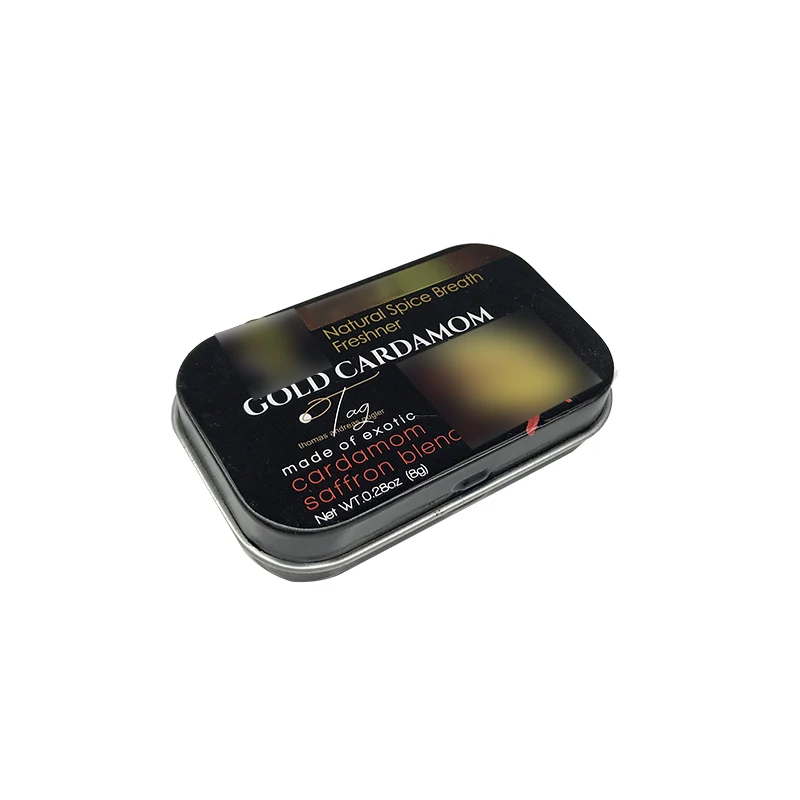 throat lozenge troche tin natural spice breath fresh tin box