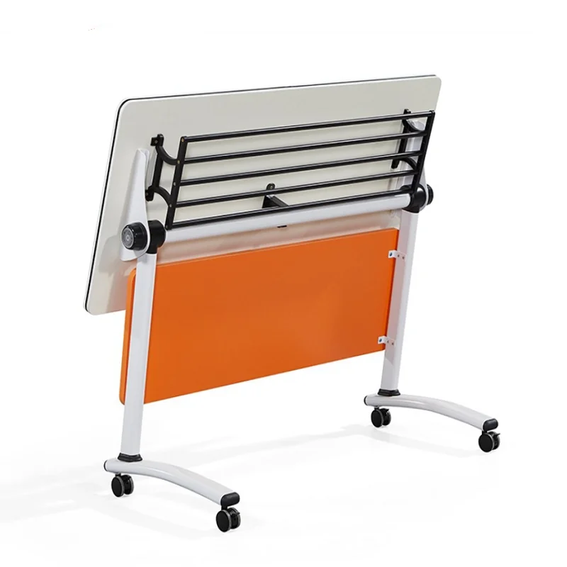 Meeting Sliding Movable Adjustable Conference Room Tables Stackable Office Folding Training Tables