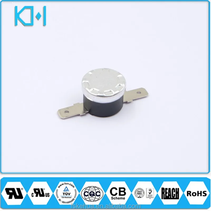 Termostatos ksd301 250v/10a Bimetal Resettable Flange Terminal Vertical Movable  fixed Thermostat Thermal Switch