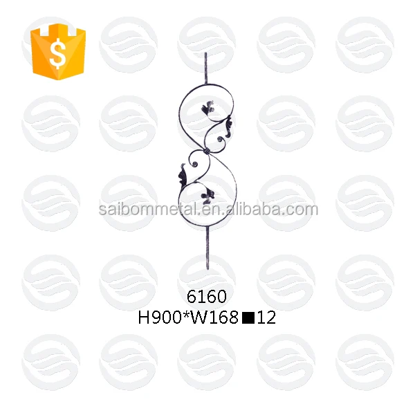 
wrought iron stair parts 