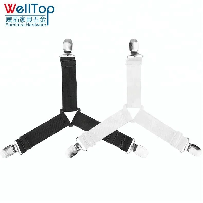 4 шт Эластичный регулируемый простыня держатели чехол для гладильной доски матрас листов зажимы Ремешок шарнир Vt-17.003