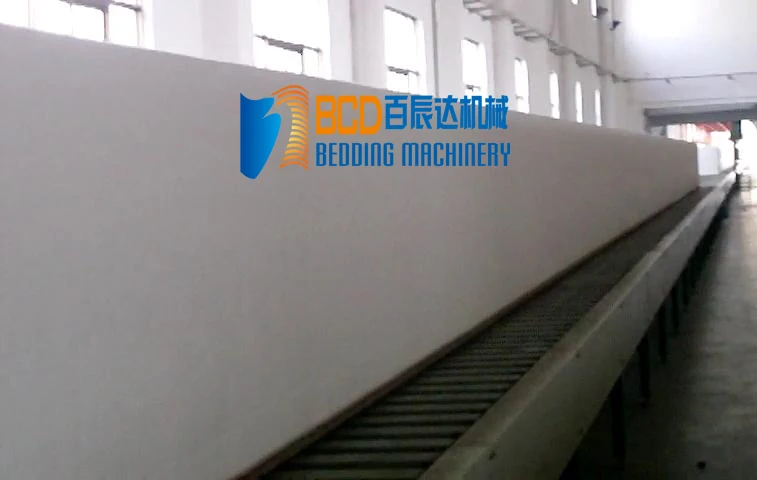 New Automatic Horizontal Continuous Foaming Production Line for mattress machine