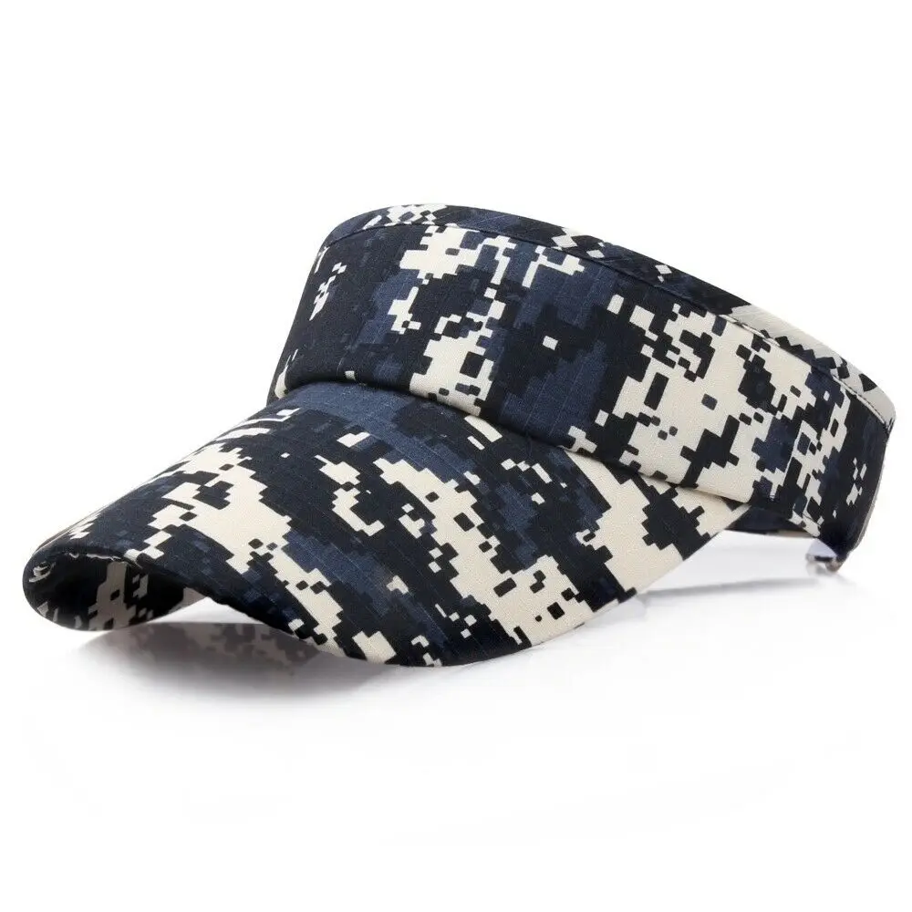 Manufacture New Style Custom Printed Camouflage Baseball Sun Visor Caps