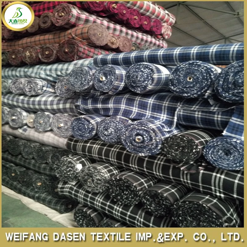 China cheap fabric stock lot denim fabric dyed printed fabric stock