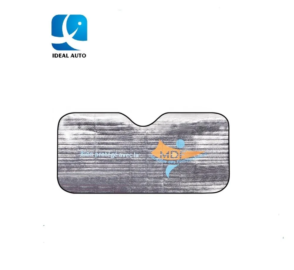 Customized printing car Door window folding sunshade EPE foam material