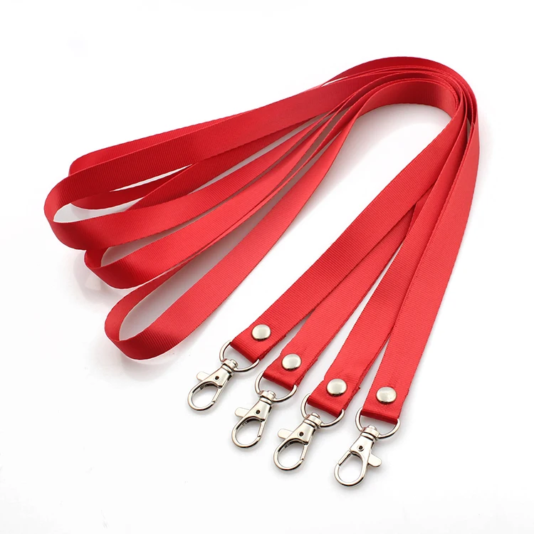 Смешанный сплошной цвет шнурки высокого качества для ключей шейный ремень