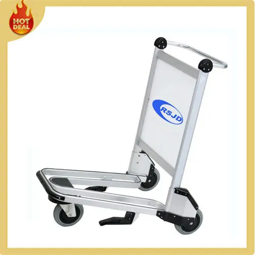 Пассажирские багажная тележка аэропорт багажа тележки с тормозом
