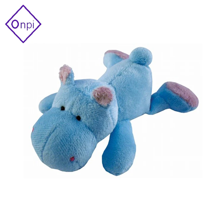 
Factory OEM Soft plush hippo toy fridge animal magnet 