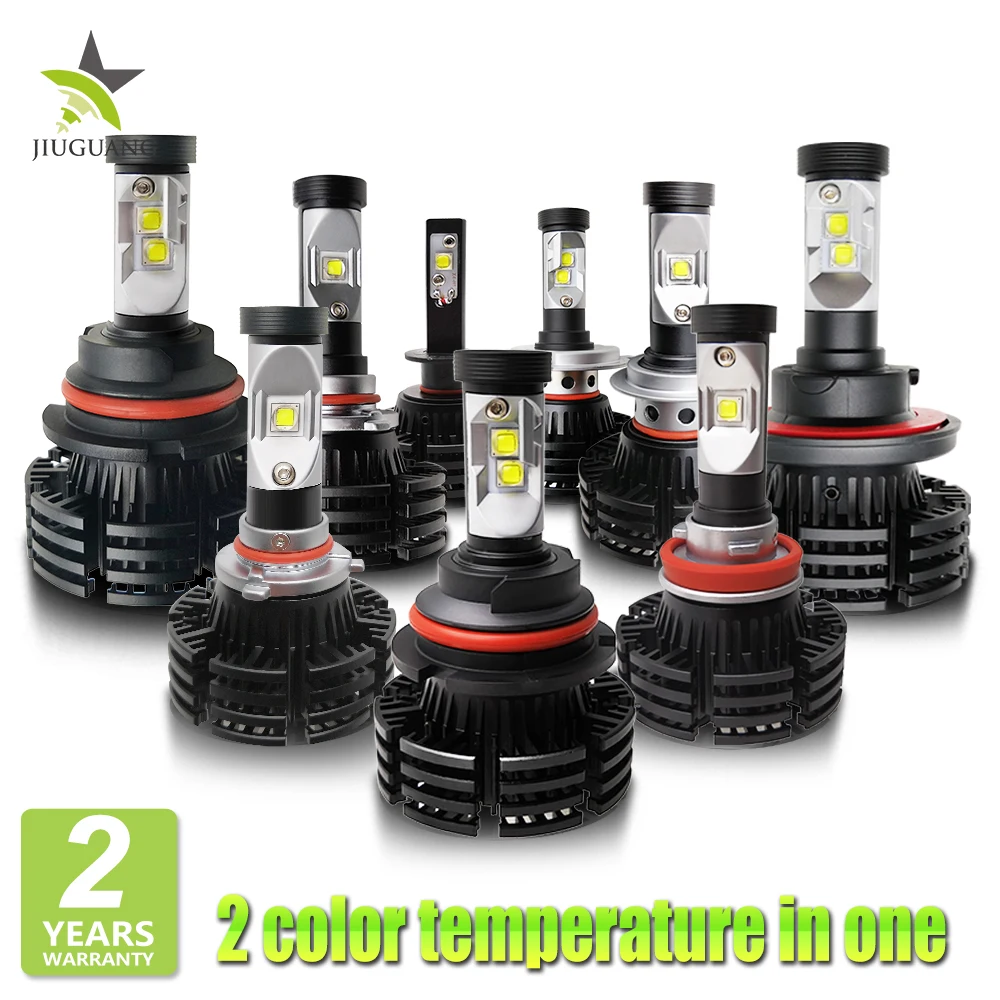 X4 водонепроницаемый безвентиляторный 6500 К лампы светодиодные фары оптовая удара csp H1 H7 H11 H13 9004 9005 9007 9006 фар