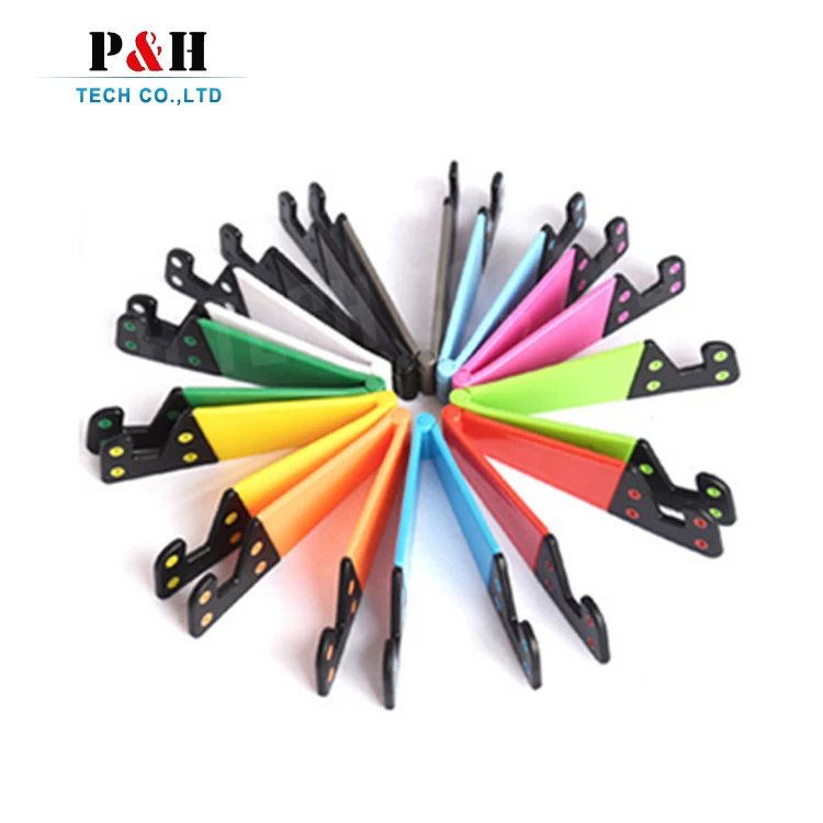 
High quality wholesale standing tablet smartphone desktop plastic holder table stand for mobile phone 